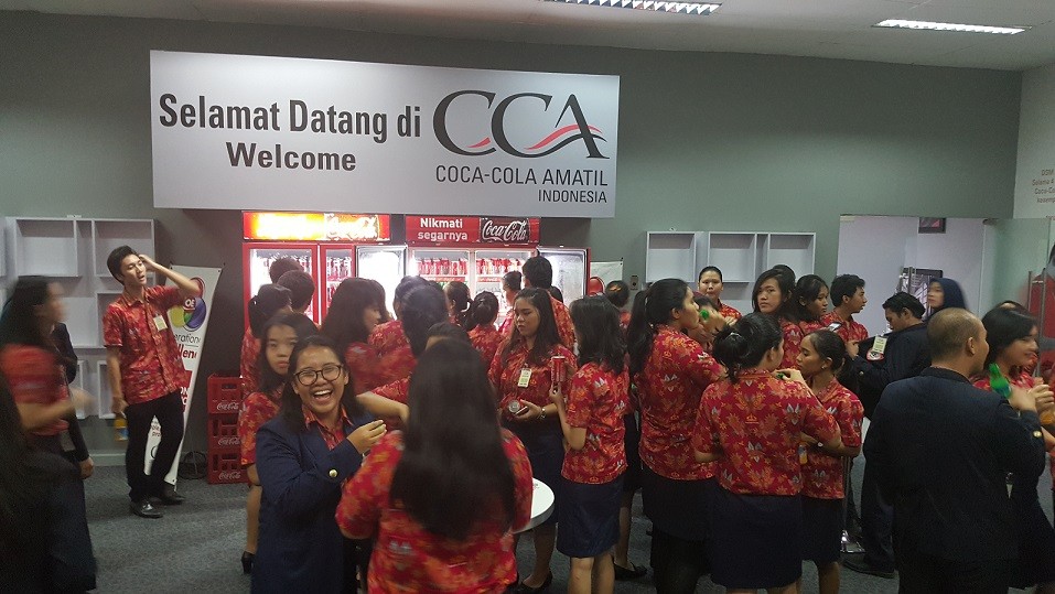 Kunjungan ke Coca Cola Amatil Indonesia