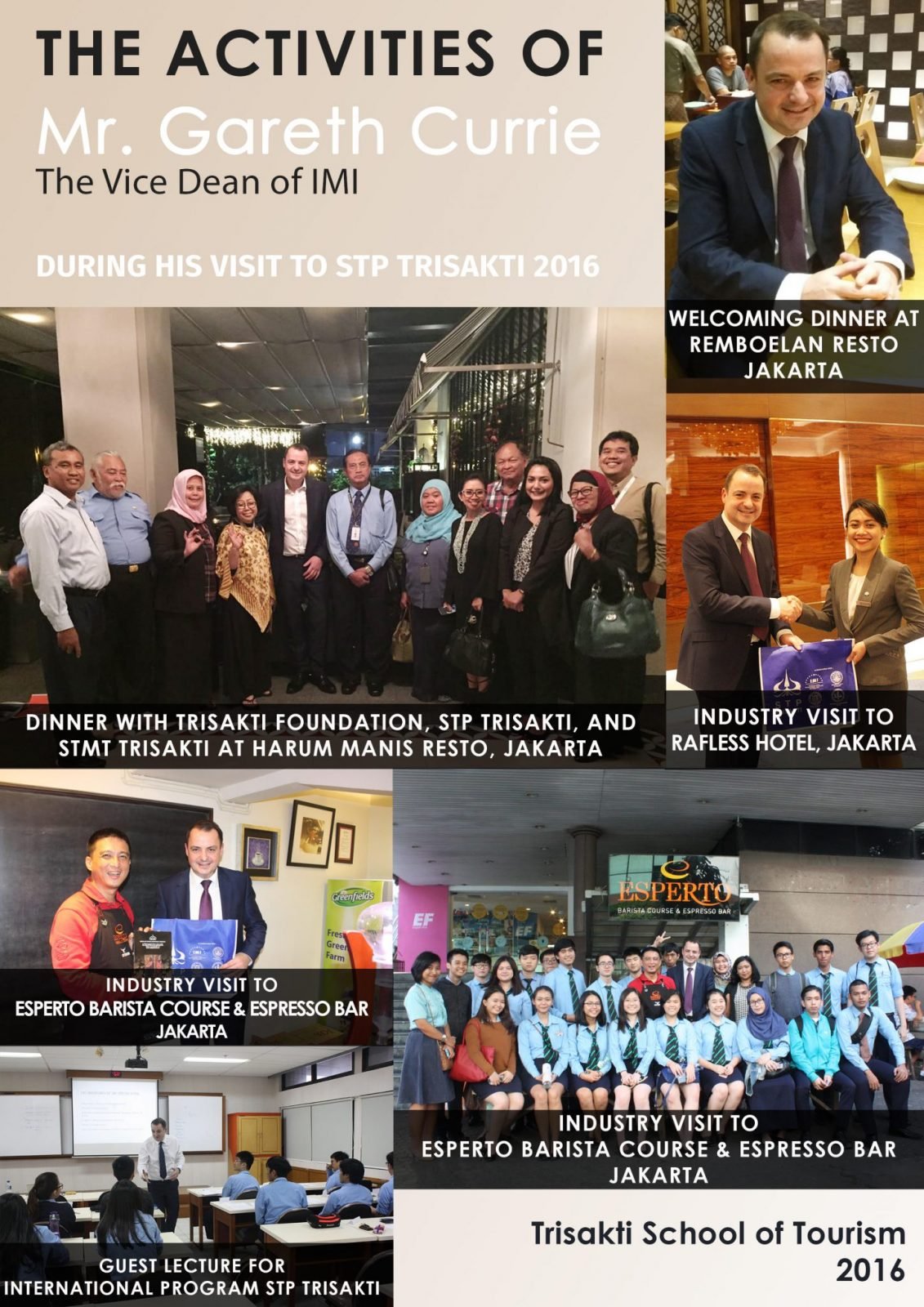 Kunjungan Mr. Gareth Currie - Vice Dean of IMI University Switzerland 1