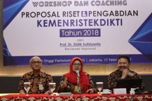 Workshop dan Coaching Proposal Riset & Pengabdian Kemenristekdikti Tahun 2018